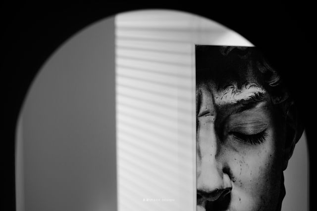 《视界》空间设计 | 辰夏作品,黑白灰世界的温馨与放松-30