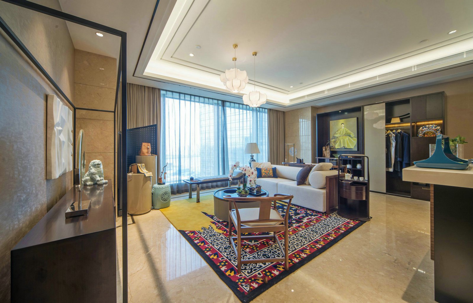 苏州中心8号A 1户型  张寿振设计-2