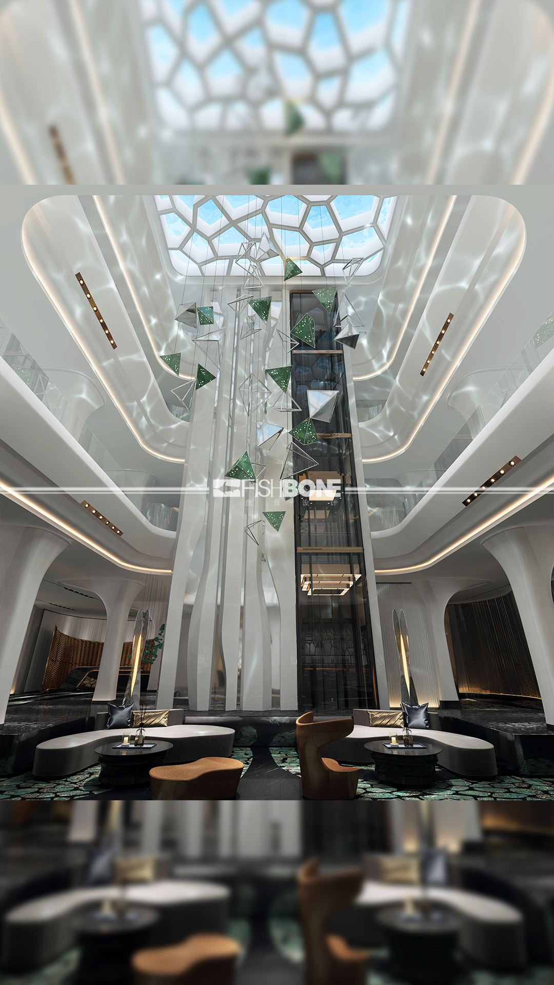 大理理想邦壹号院丨中国大理丨鱼骨设计-16