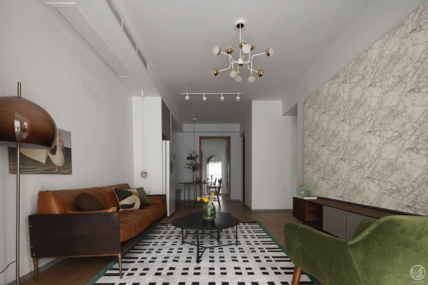 北欧风轻复古宅丨中国成都丨清羽设计-0