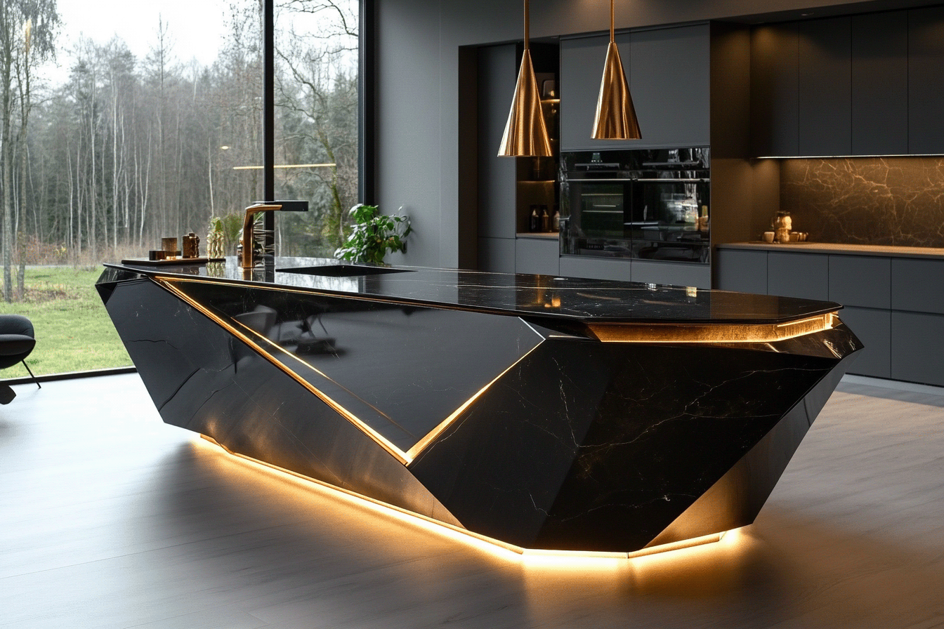 Extraordinary Bespoke Kitchen Islands by AICI-120