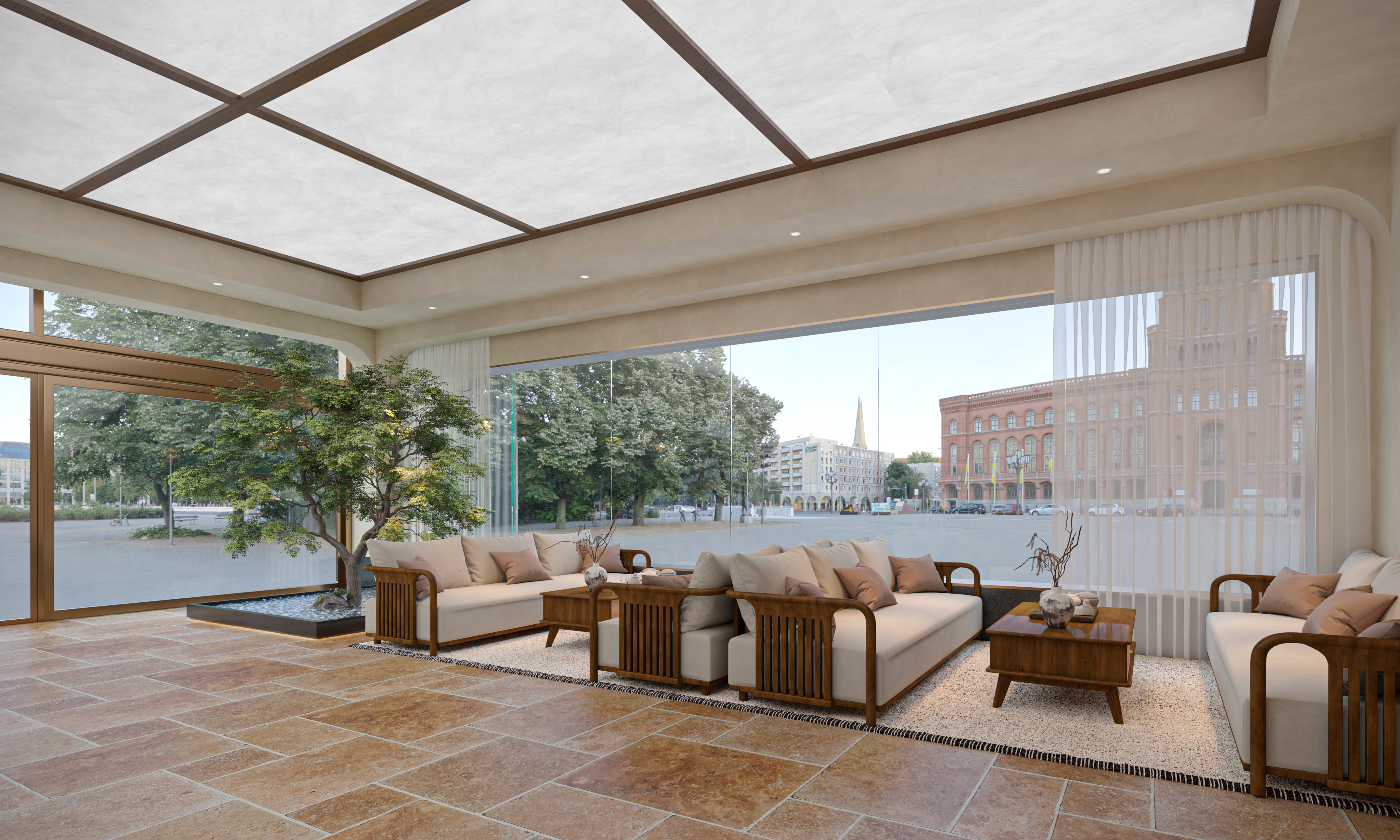 一个充满艺术的酒店空间-1