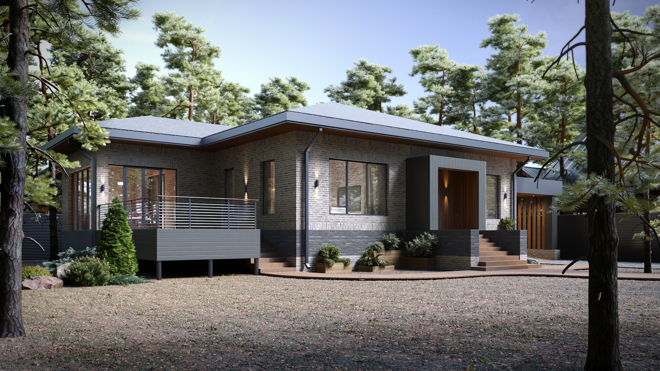 松林里的房子丨俄罗斯丨Kamil Shakirzianov-9