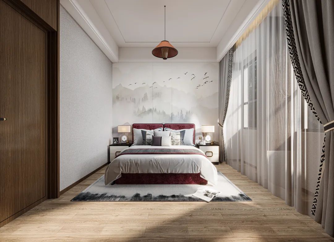 西安紫薇田园都市F区新中式风家居设计丨中国西安丨西安·大小空间设计-58