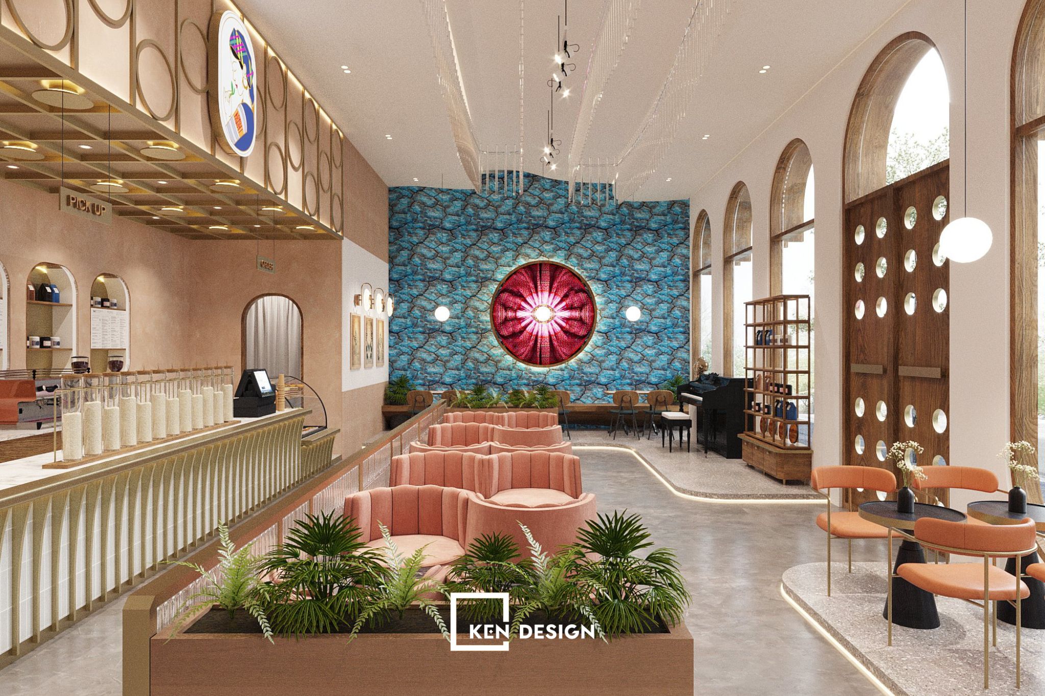 Moong Tea奶茶店设计项目丨越南河内丨KenDesign-18