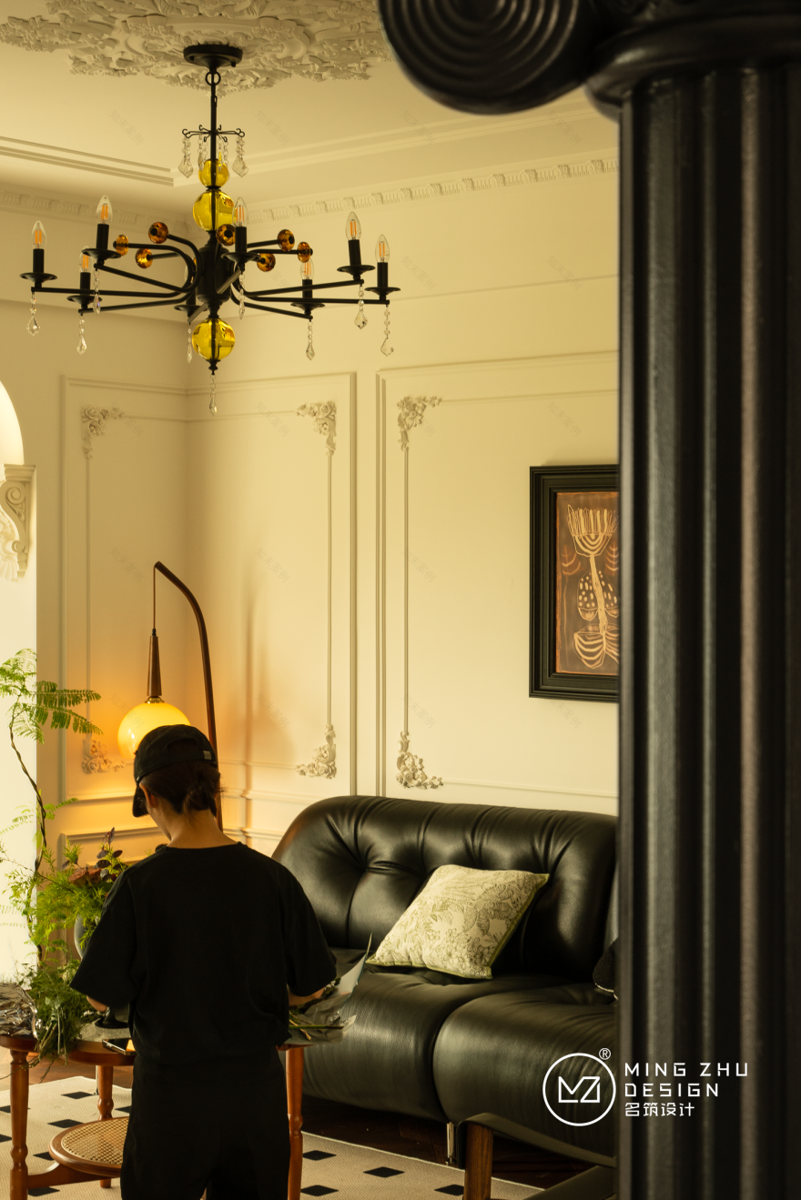 134㎡法式复古风丨中国自贡丨名筑设计-18