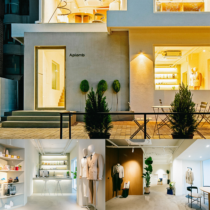 首尔白色与原木高级男装店 尽显简约魅力-1