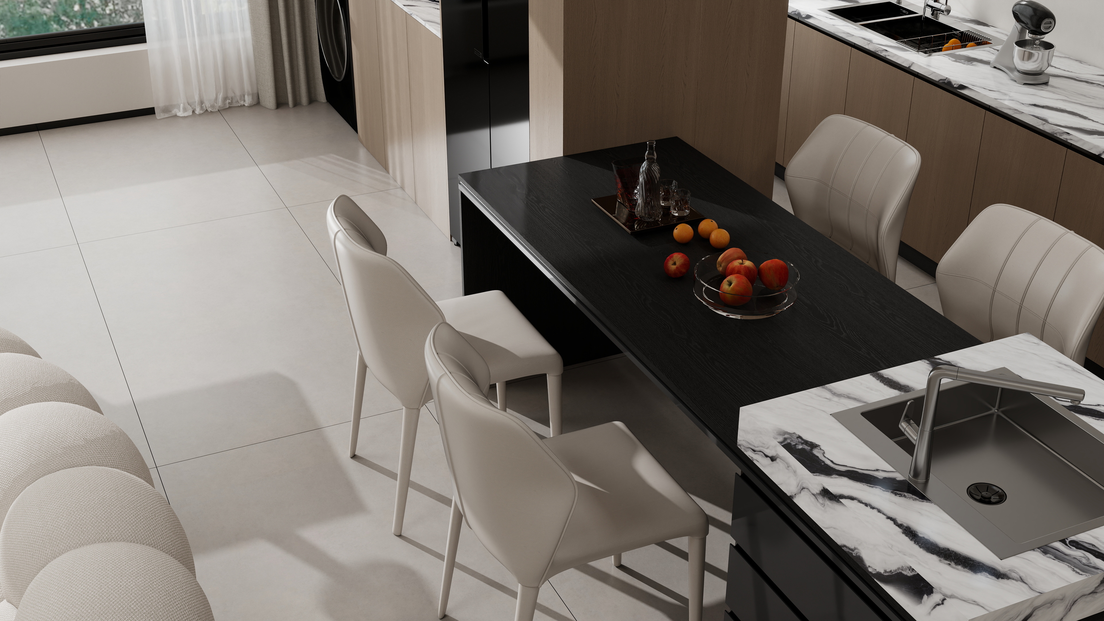 广州市大平层现代极简风-13