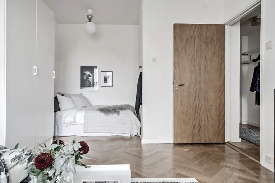 现代简约,绿色生活 | 两套不同面积的 Scandinave 风格公寓设计-26