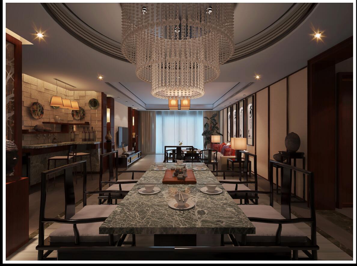 肇庆星湖湾新中式家居设计-3