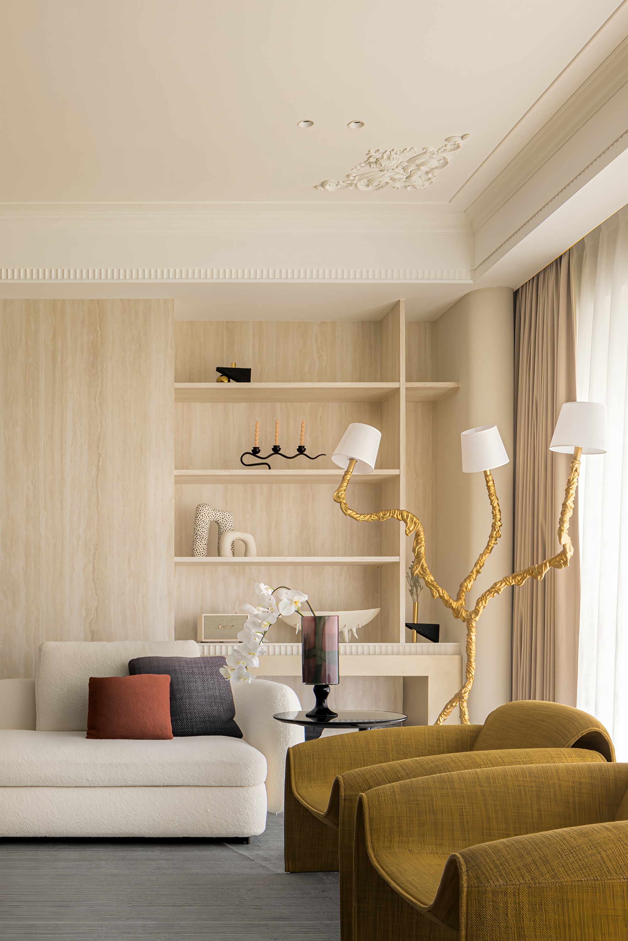 浪漫鎏金,方寸间纳四时湖景丨原想设计-8