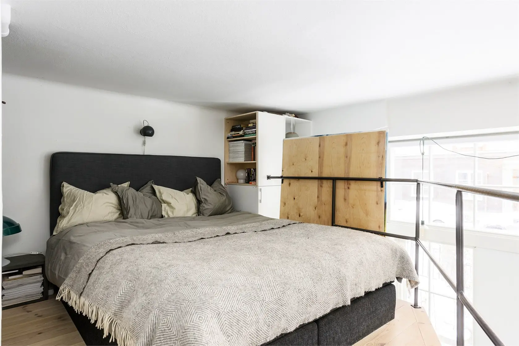 瑞典斯德哥尔摩 54m2 优化一居室，带阁楼卧室和私人花园-14