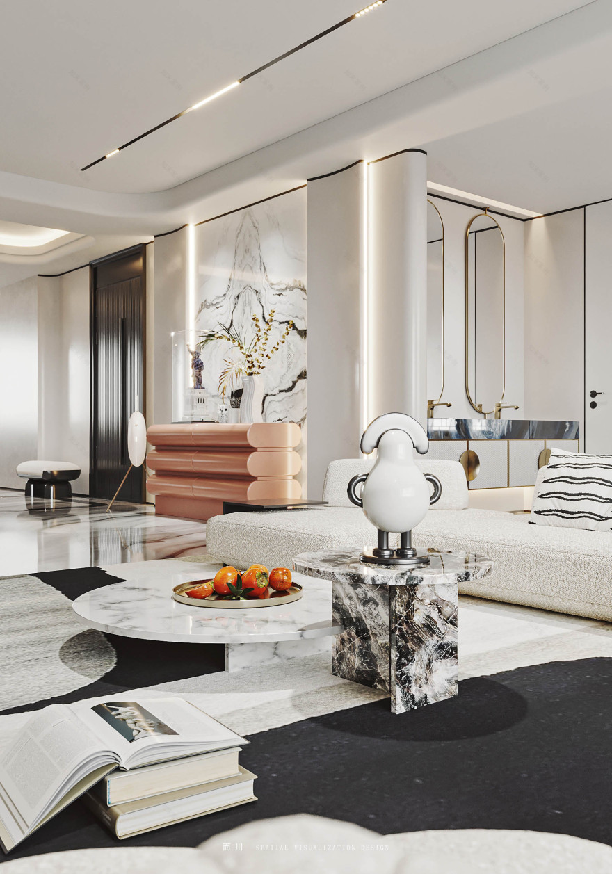 现代轻奢丨魔方空间设计-18