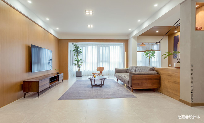 30万元四居及以上130平米装修案例·效果图 130M²极简治愈日式-13