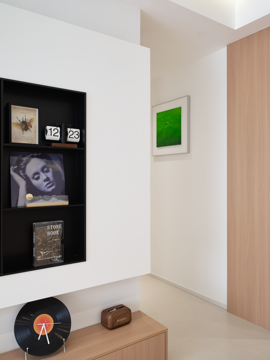 90平现代+原木奶油风家装丨中国闵行丨上海欧碧雅空间设计-15