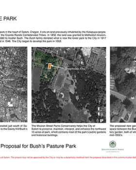A Woodland Garden for Bush's Pasture Park