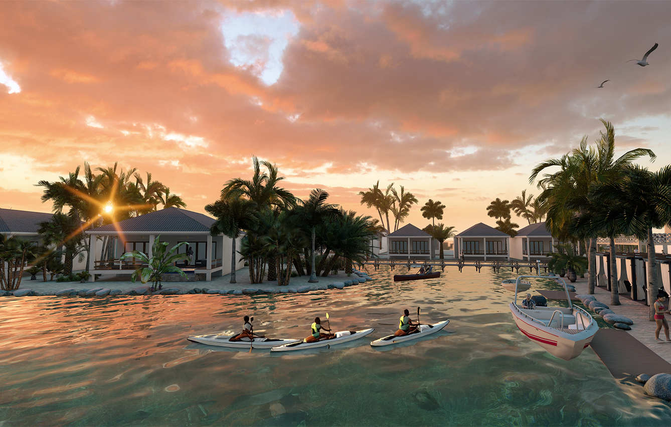 Waterfront Landscape Architecture - Turtle Island Belize - DTJ Design-12