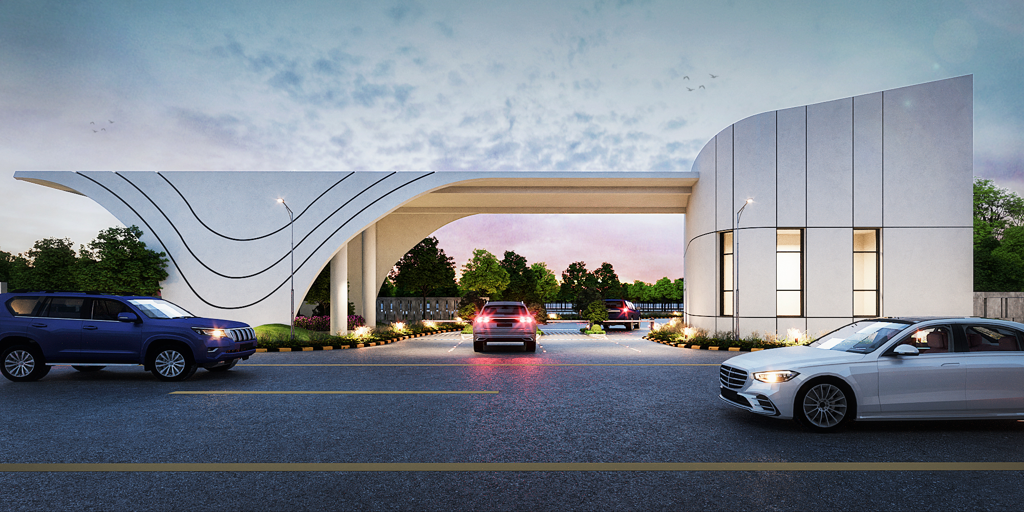 Private Housing Society Gate (Architelier)-0