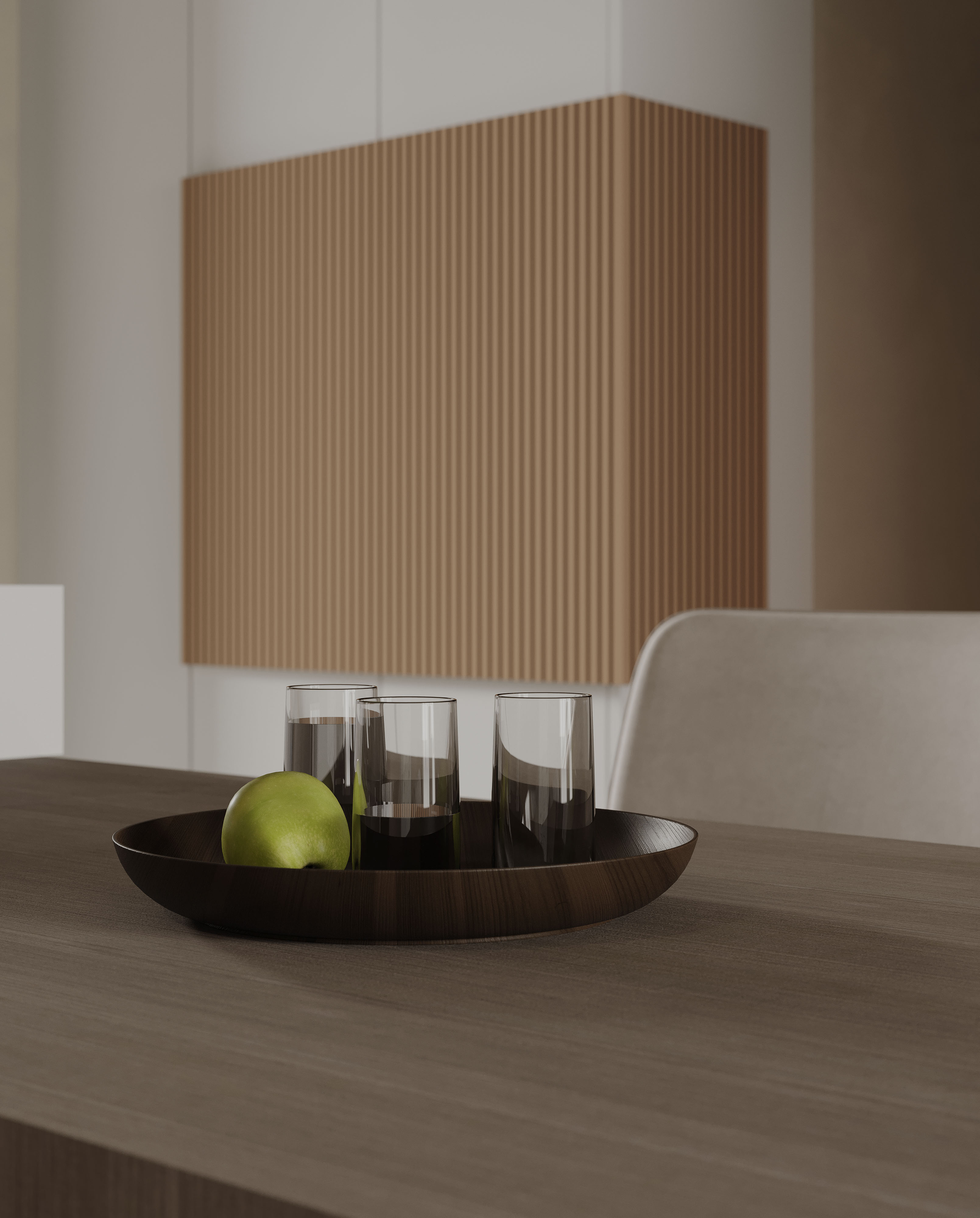 现代极简家装设计——白龙马效果图-7