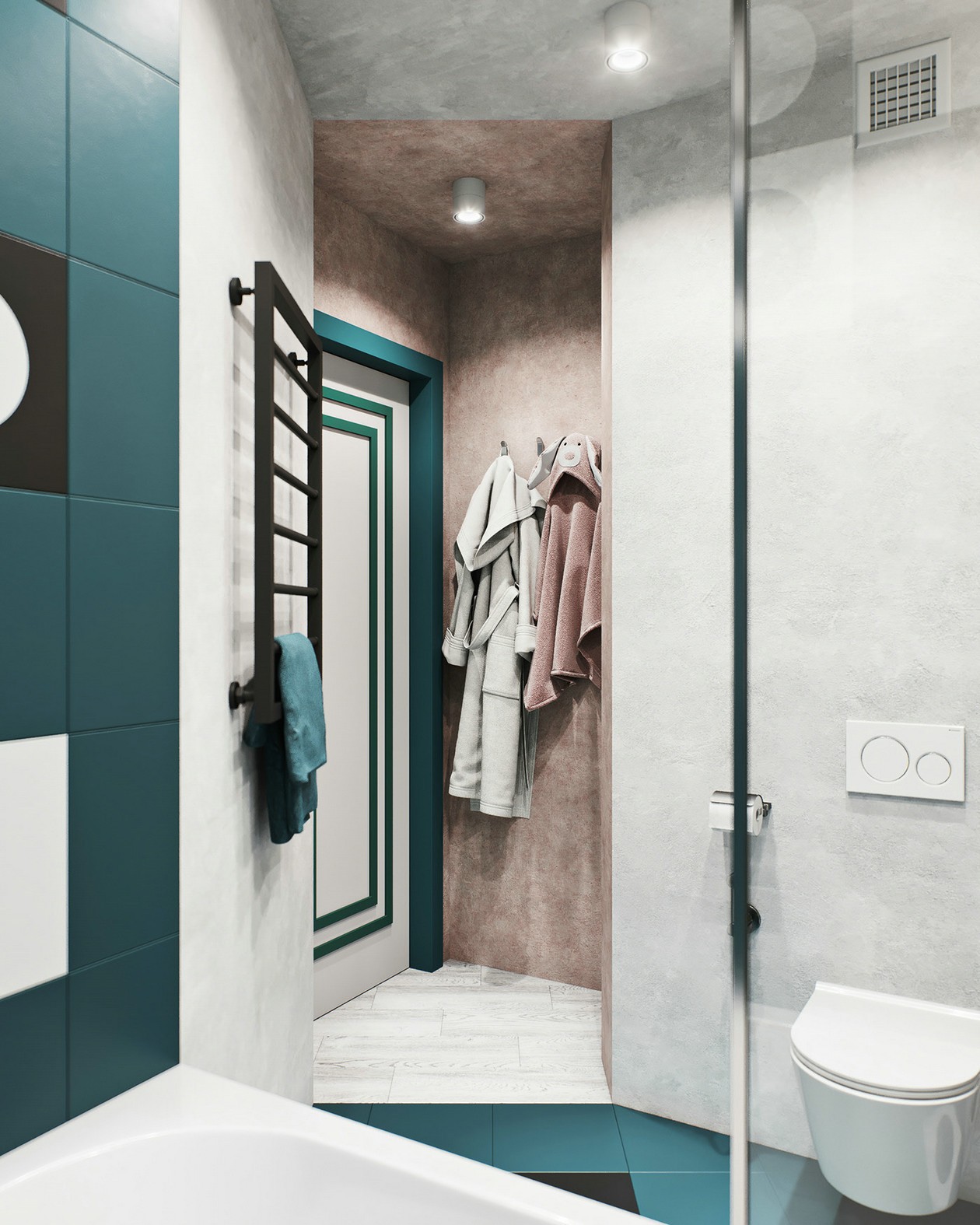 65平 多彩小空间设计！-19