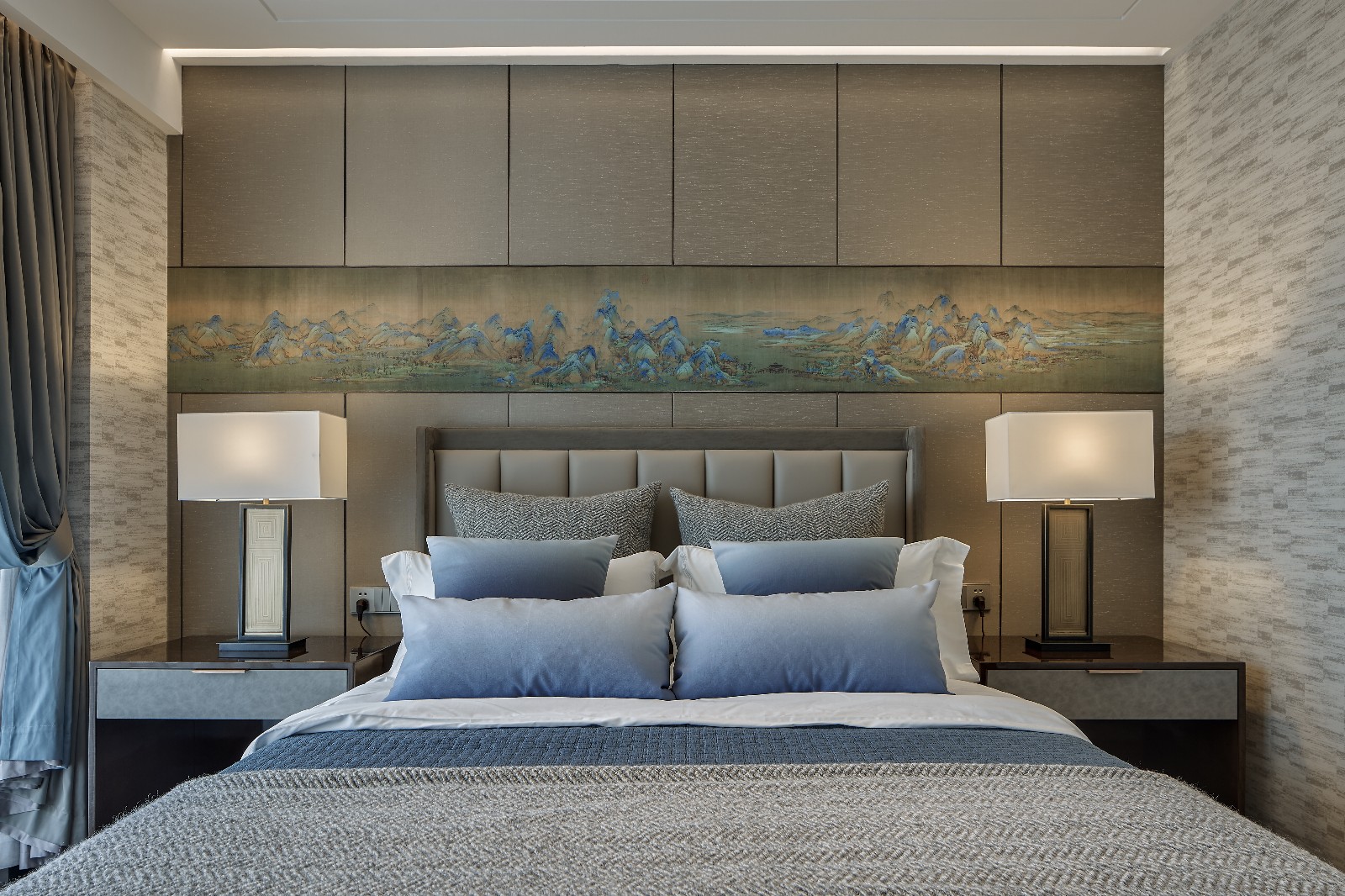 南阳三川玖龍台样板房  青草地装饰设计-35