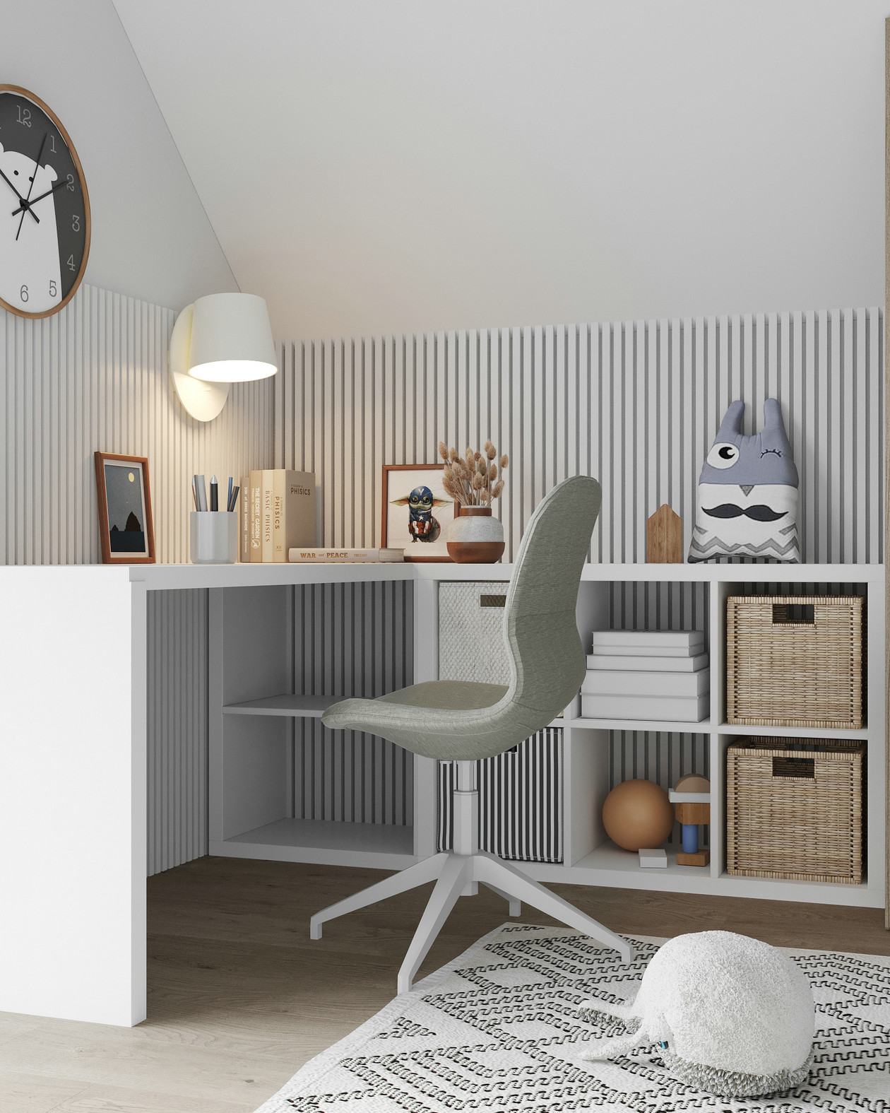 乌克兰 255㎡浅色系住宅设计-10