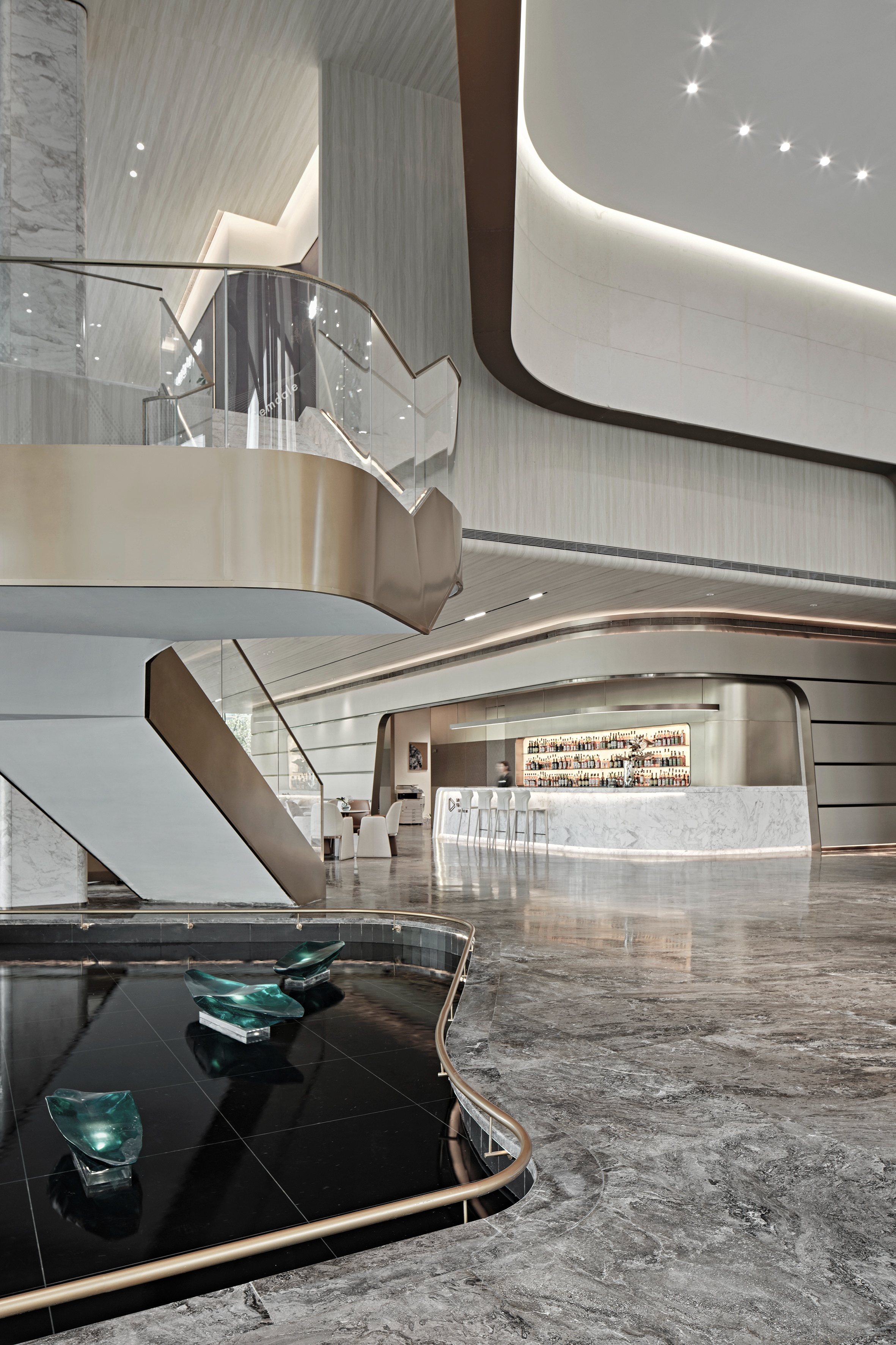 金地华发·峯范售楼处丨中国威海丨EH DESIGN GROUP棣赞室内设计团队,棣品软装陈设团队-20