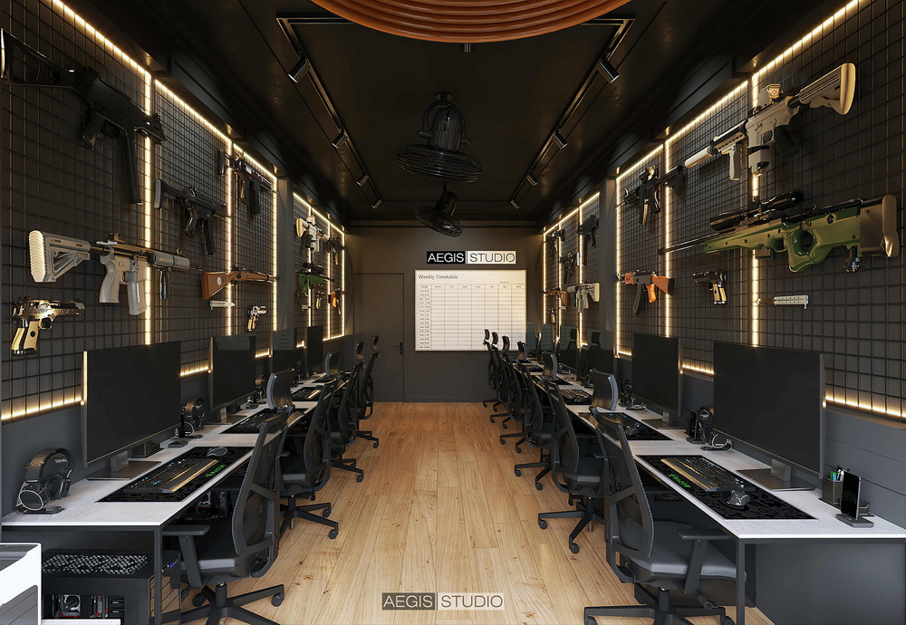 草图大师室内场景游戏丨Xuan Khanh-2