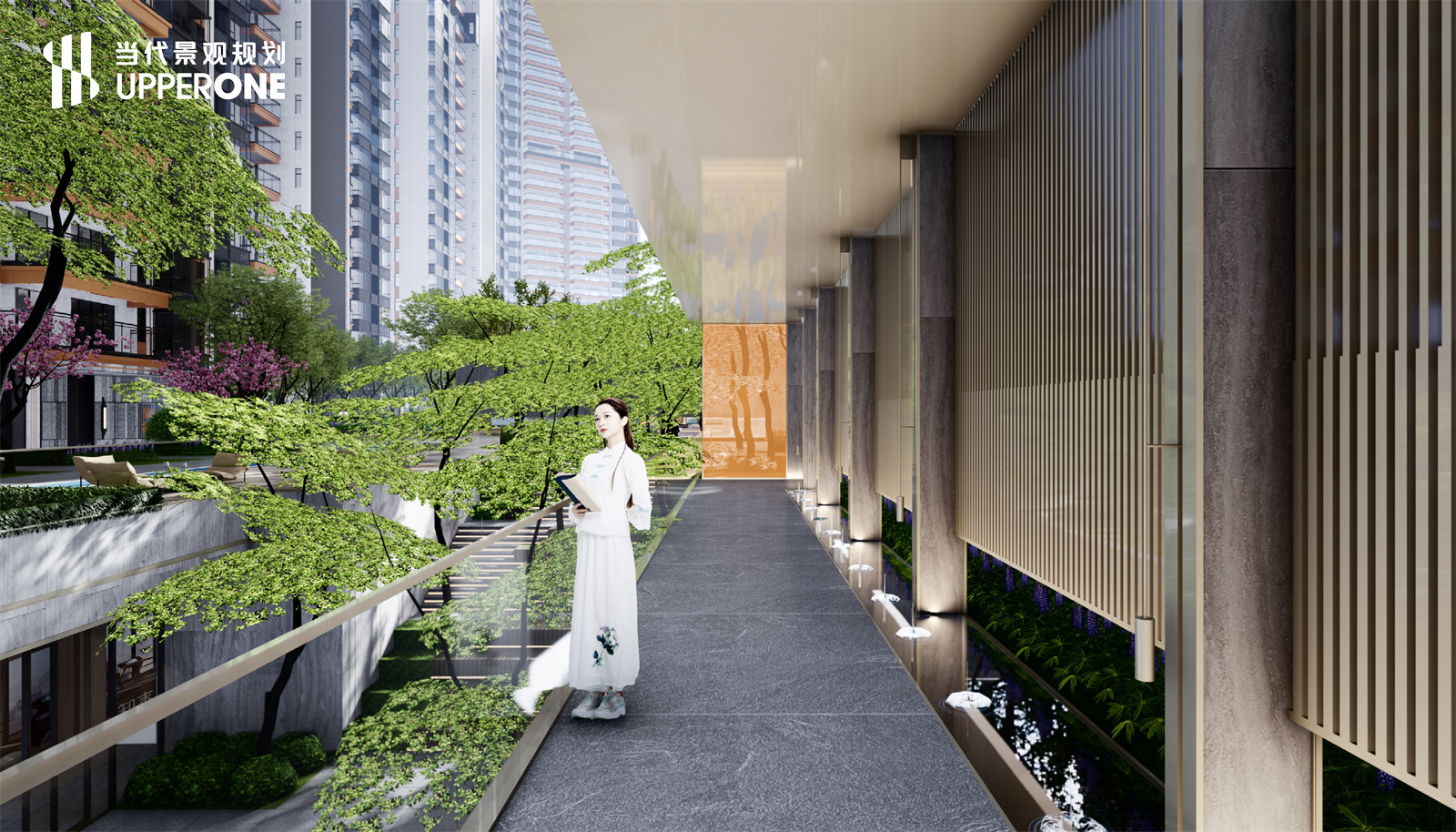 广西北投时代·峯范下沉区及架空层景观设计-6