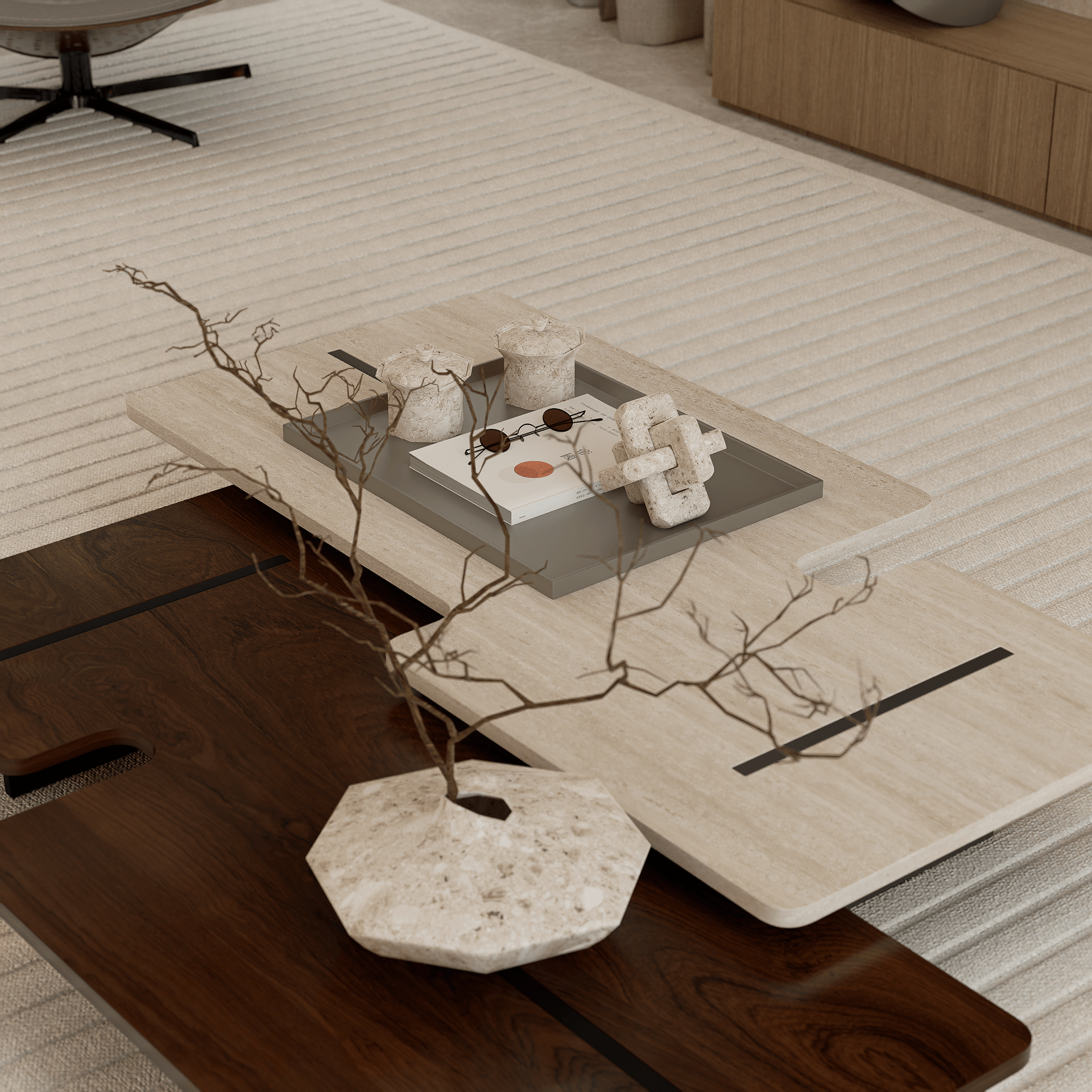 现代开放式客厅-8