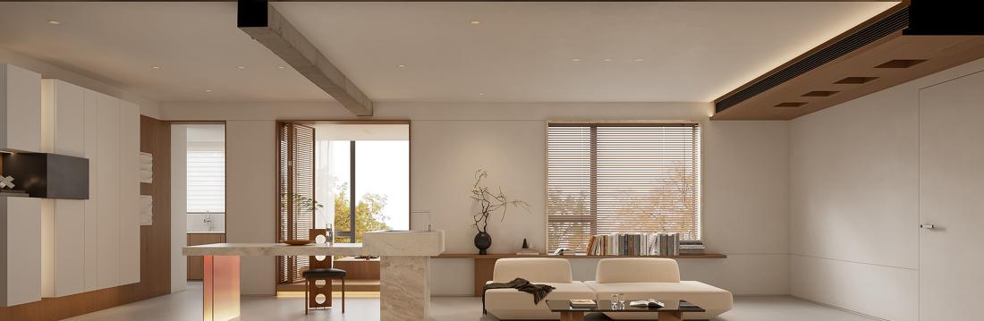 130㎡极简风住宅设计-8