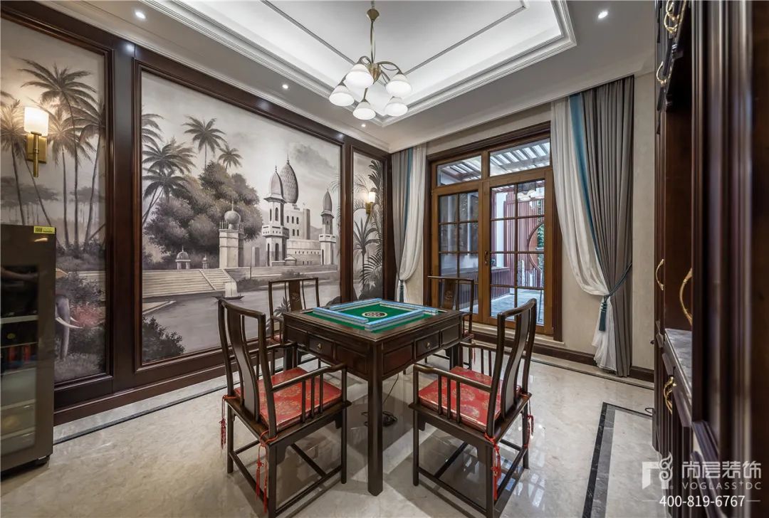 别墅装修 | 中建大公馆——中美混搭，复古优雅！-29