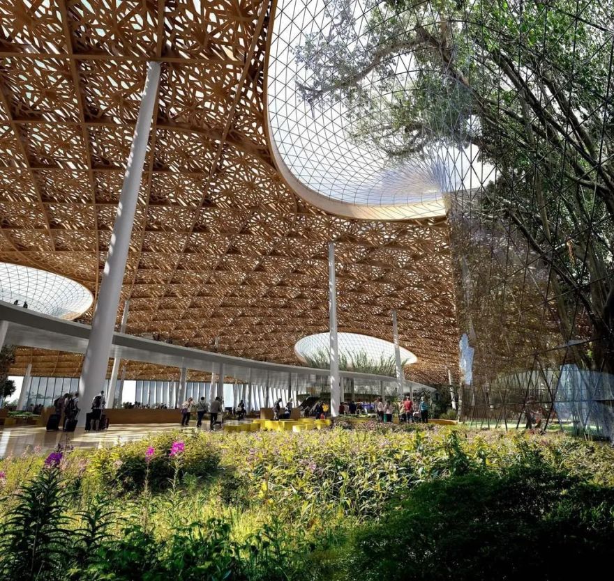 广州白云国际机场 T3 航站楼——自然花园般的出行体验-28