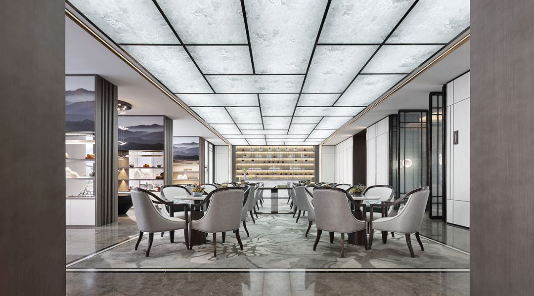 江南意蕴，现代美学——无锡合景玺悦珑庭售楼部设计-38