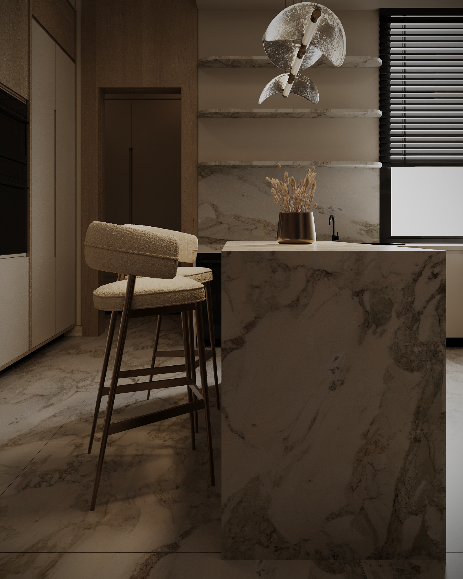 现代厨房设计-2