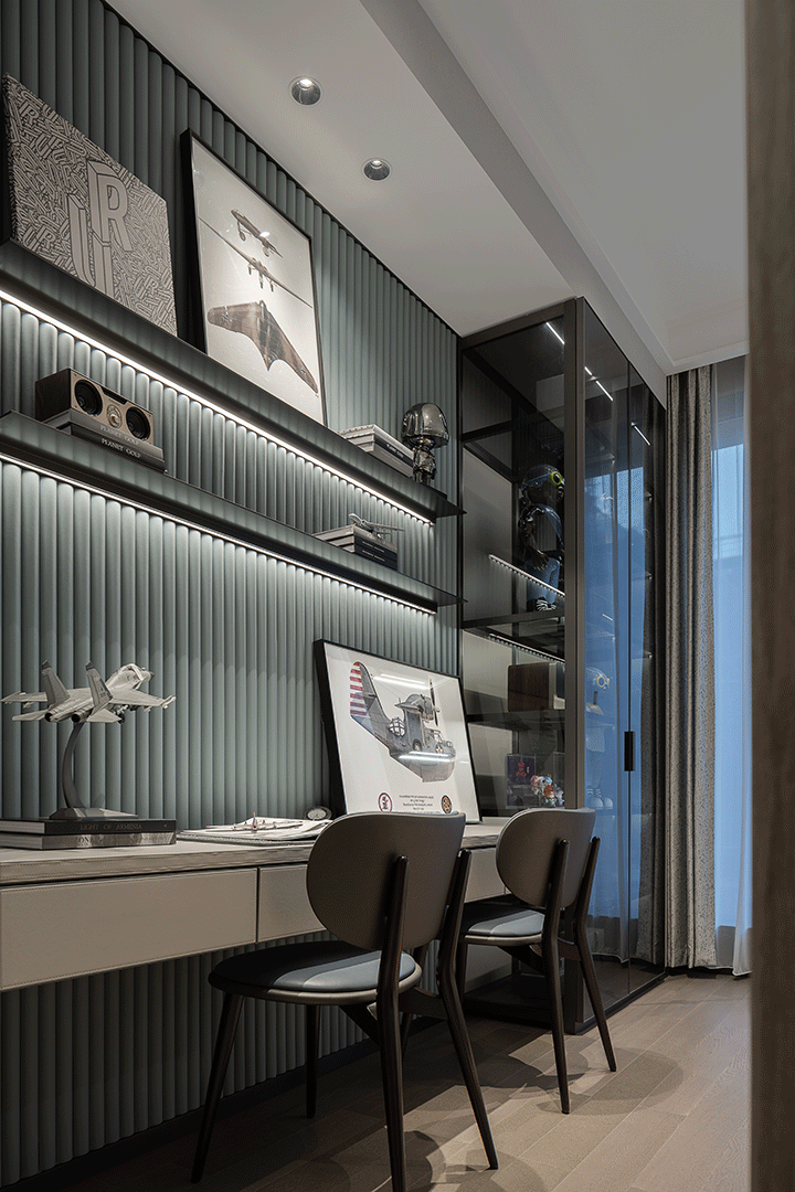 杭州龙湖丰收湖大平层样板间丨中国杭州丨北京靳朝晖设计有限公司-57