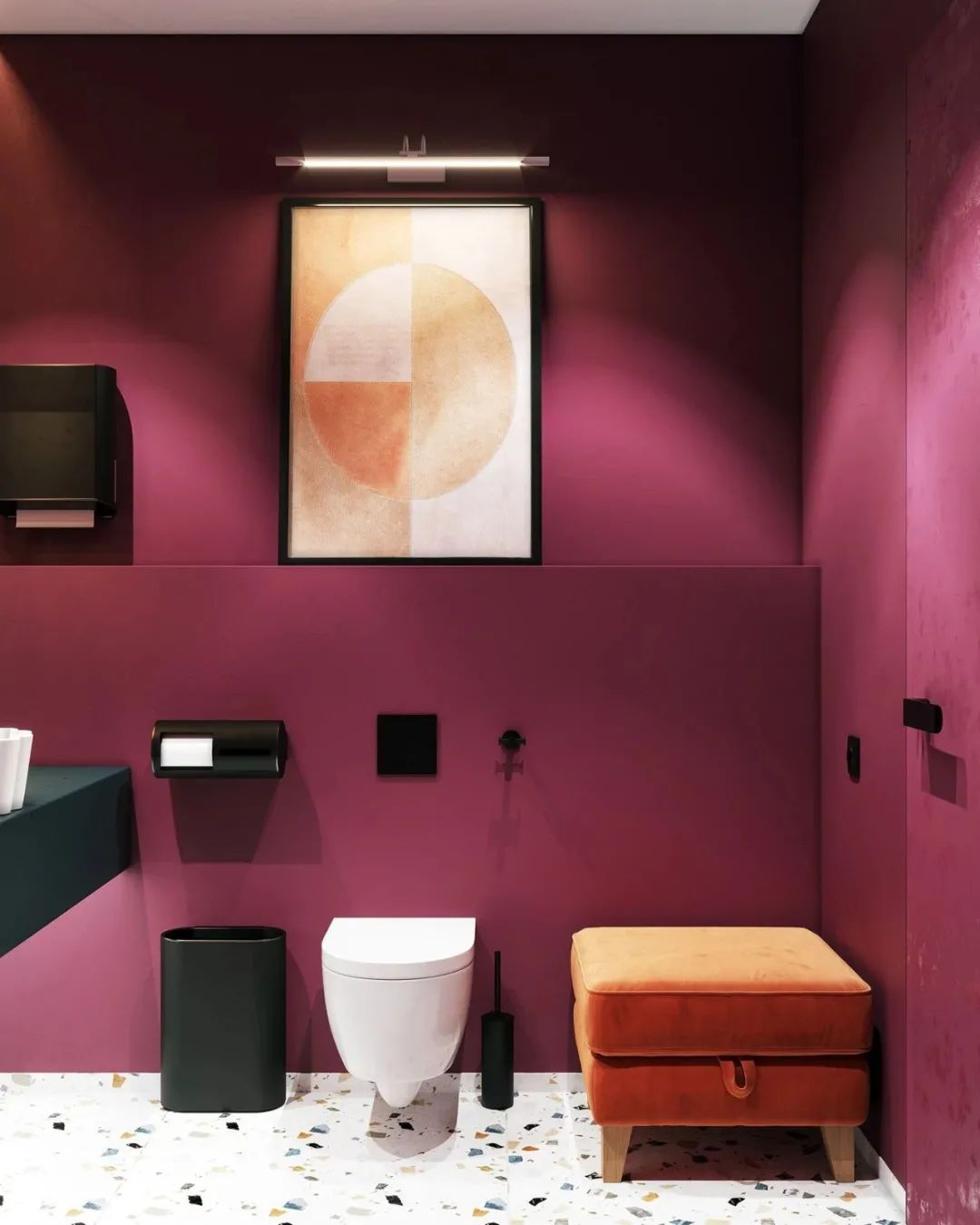 莫斯科新生活家庭咖啡厅——色彩斑斓的儿童友好空间-48