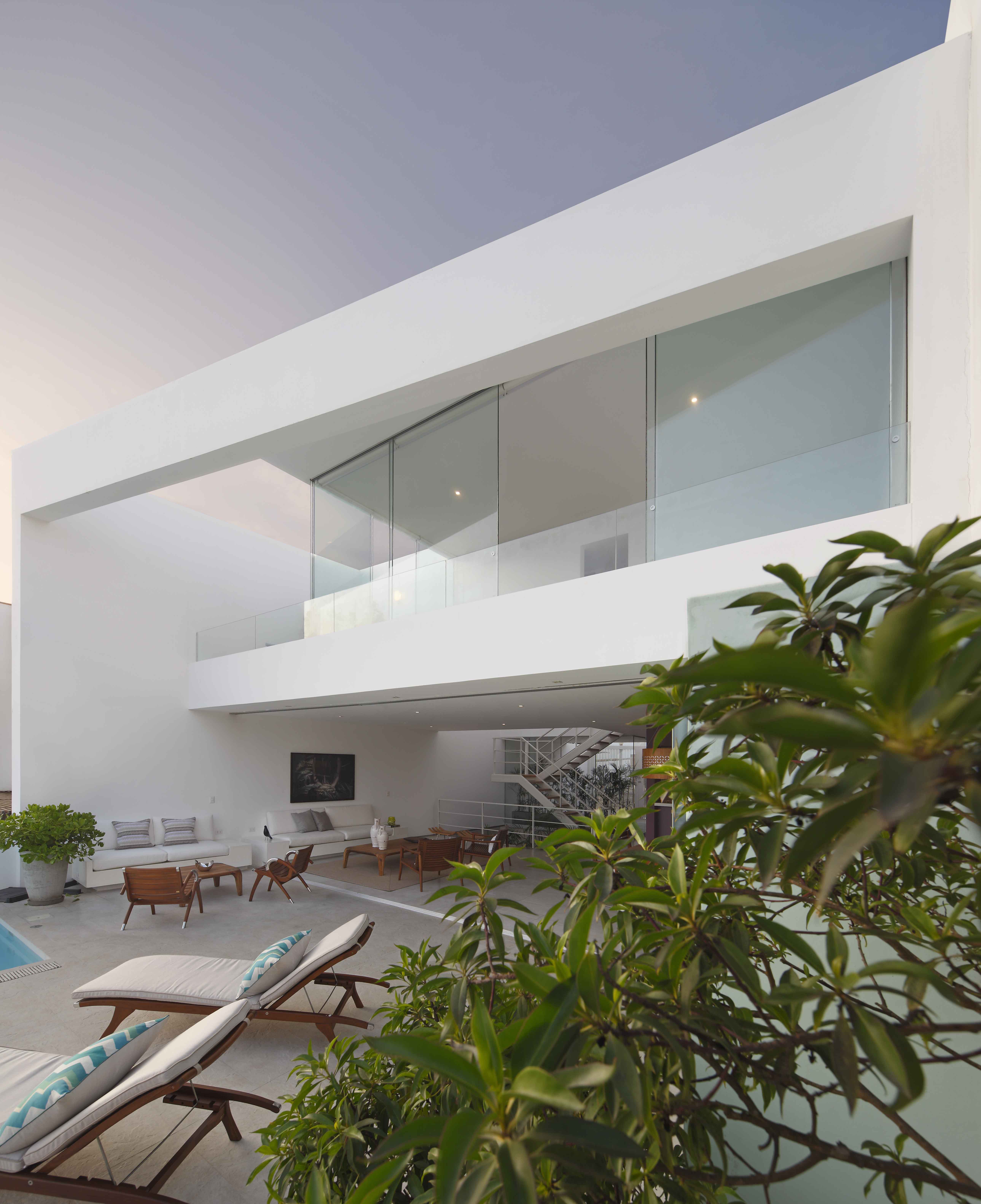 秘鲁利马海景别墅，白盒子的生活空间-24