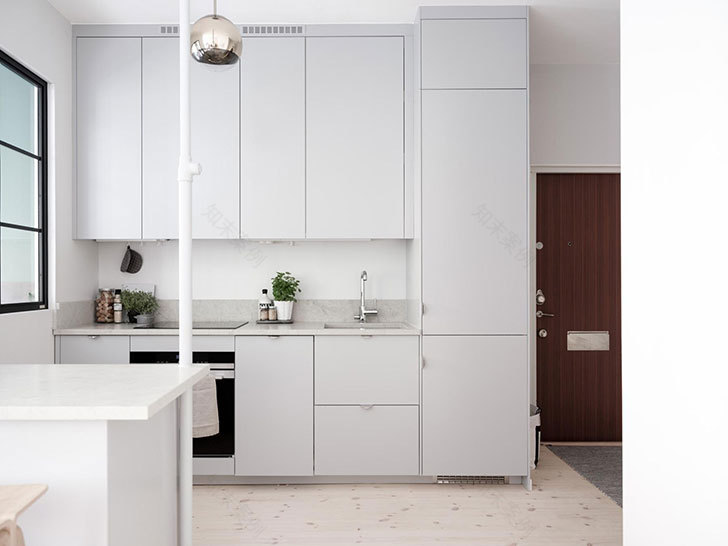 现代北欧风小公寓设计,色彩搭配展现独特魅力-12