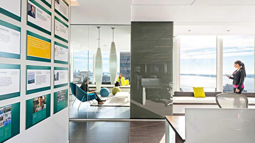 Gensler 打造互动式办公空间,吸引新员工激发员工活力-6