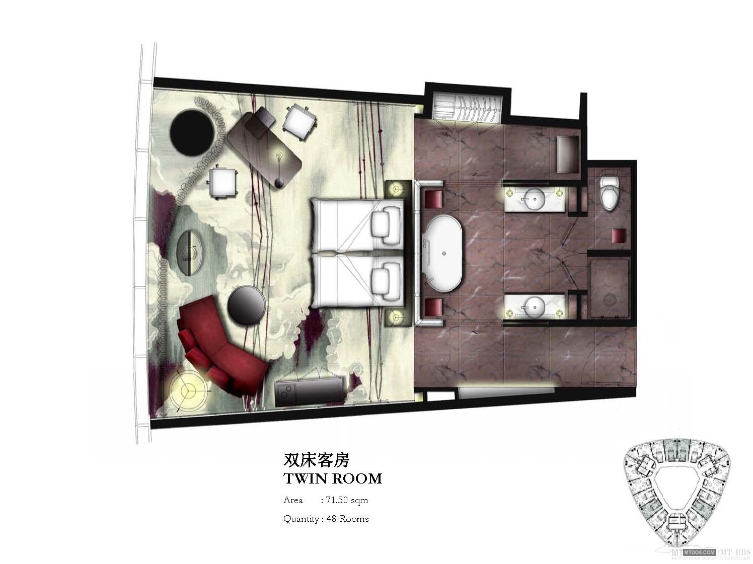 HBA  广州西塔四季酒店概念方案设计-30