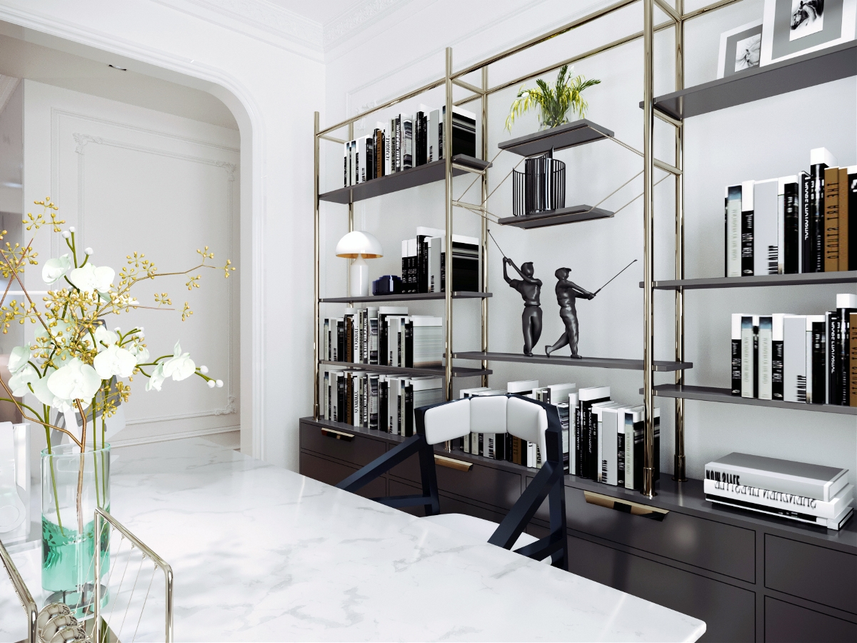 现代法式空间，温馨浪漫的简约艺术-9