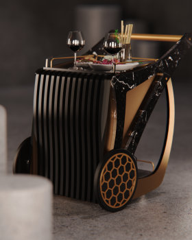 Bar Cart by Chaer DDG