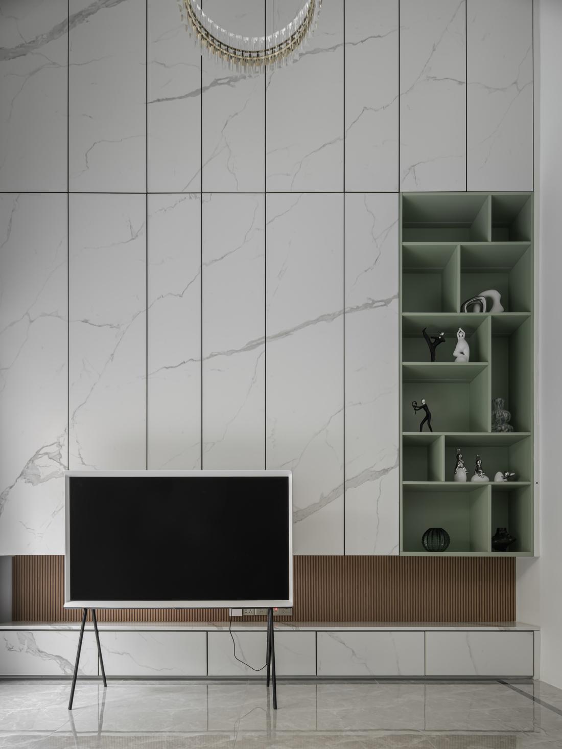 薄荷绿诗意住宅-7