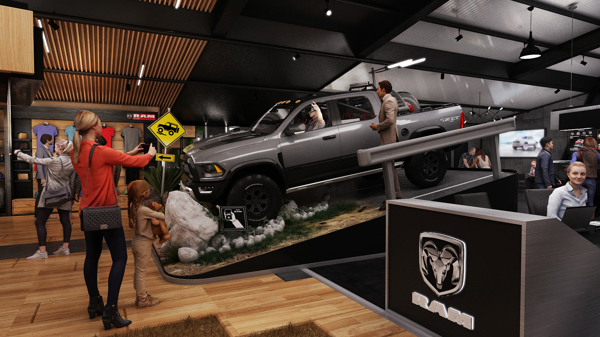 Flagship Dodge Ram - Espaço Construído-11