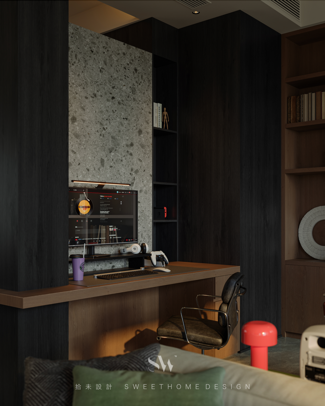 SW DESIGN  |  150㎡双人居所，邂逅现代中古的时光叠影-20