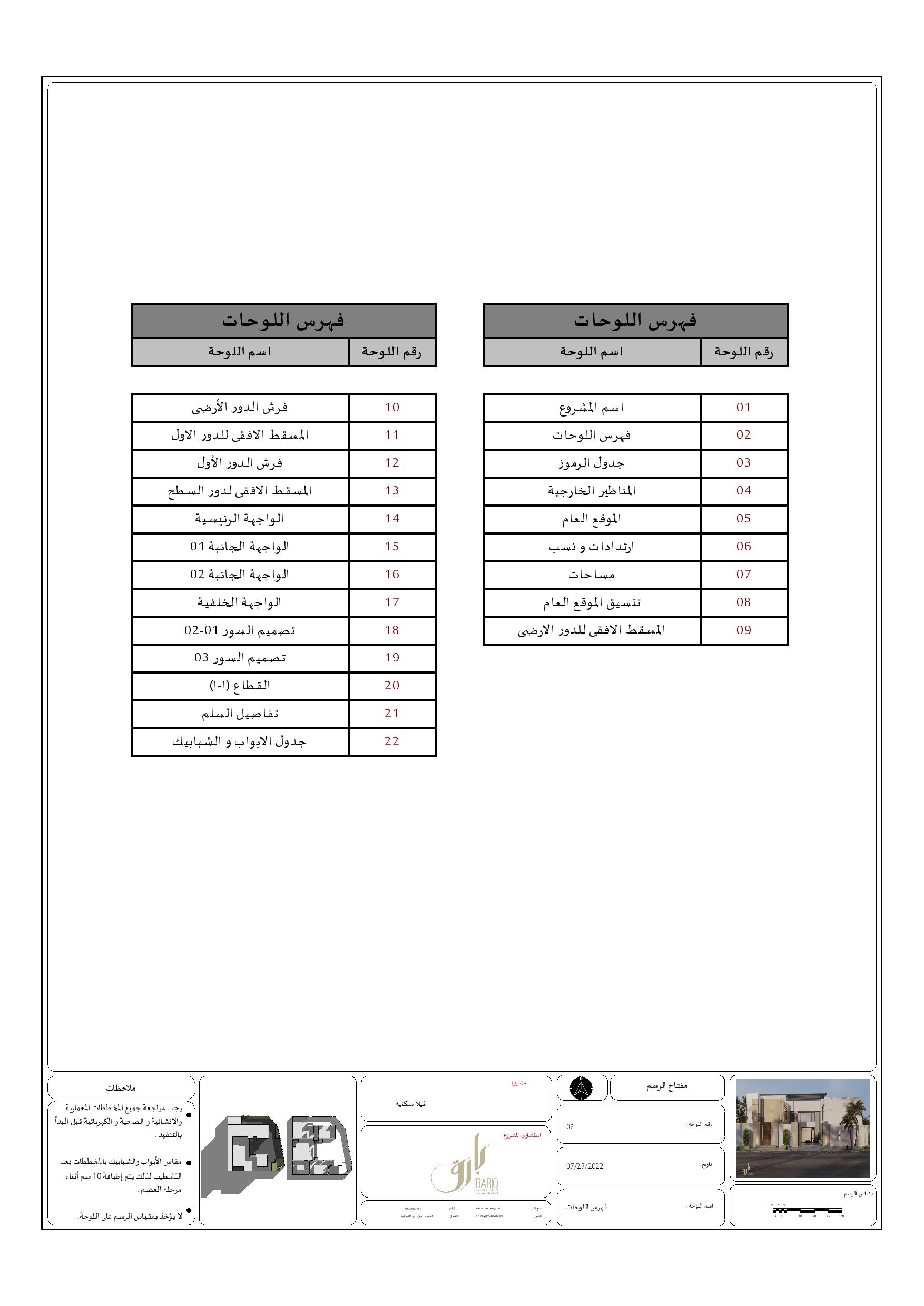 KSA 别墅项目外部施工图丨Bariq Consultants-7