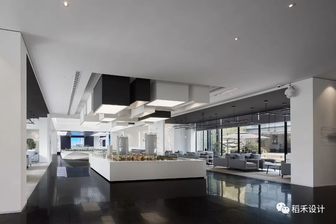 建业总部港售楼部 | 未来科技空间的艺术演绎-25