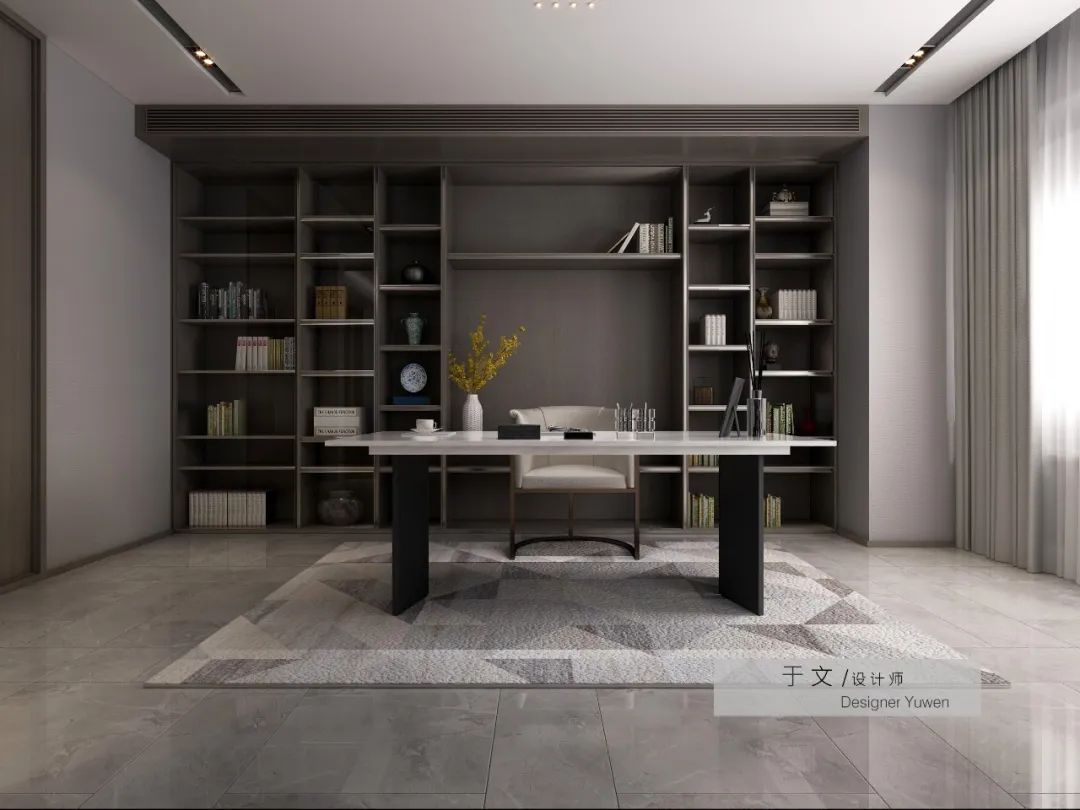 中海盛京府 | 现代轻奢灰度住宅的温情设计-23