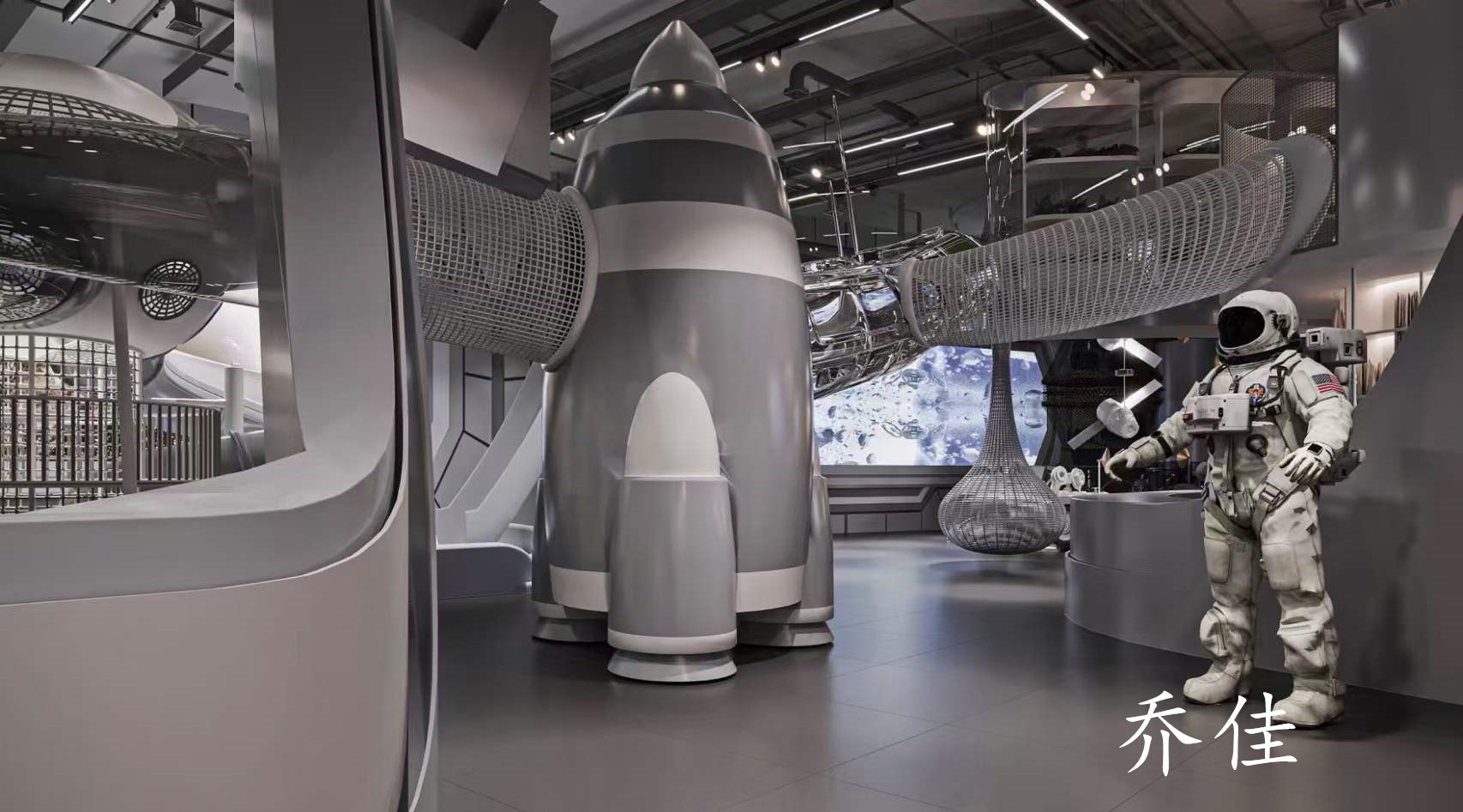 高科技游乐园高大上的感觉 ​#科技游乐场#工装设计-0